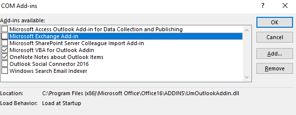 Outlook cannot print unless an item is selected