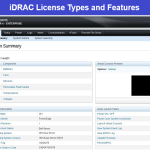 Dell Server iDRAC Versions and License Types