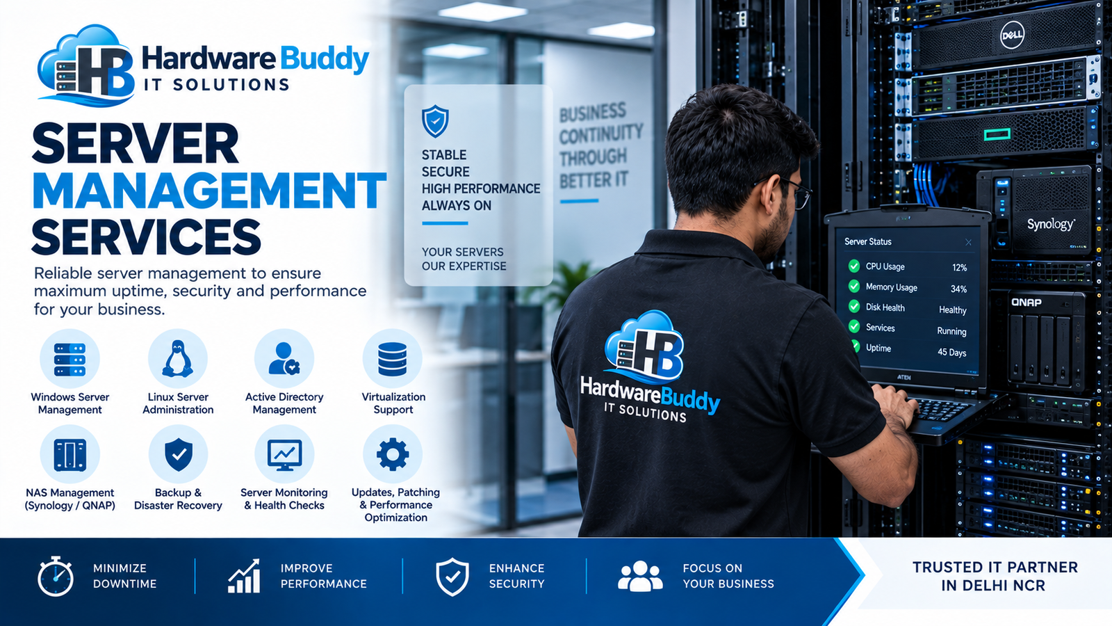 Server Support in Delhi NCR